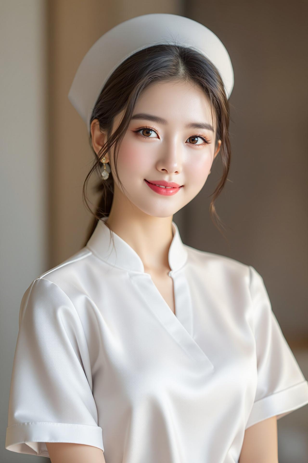 私拍网 - 晨光中的白衣天使 - 护士装 - 唯美写真