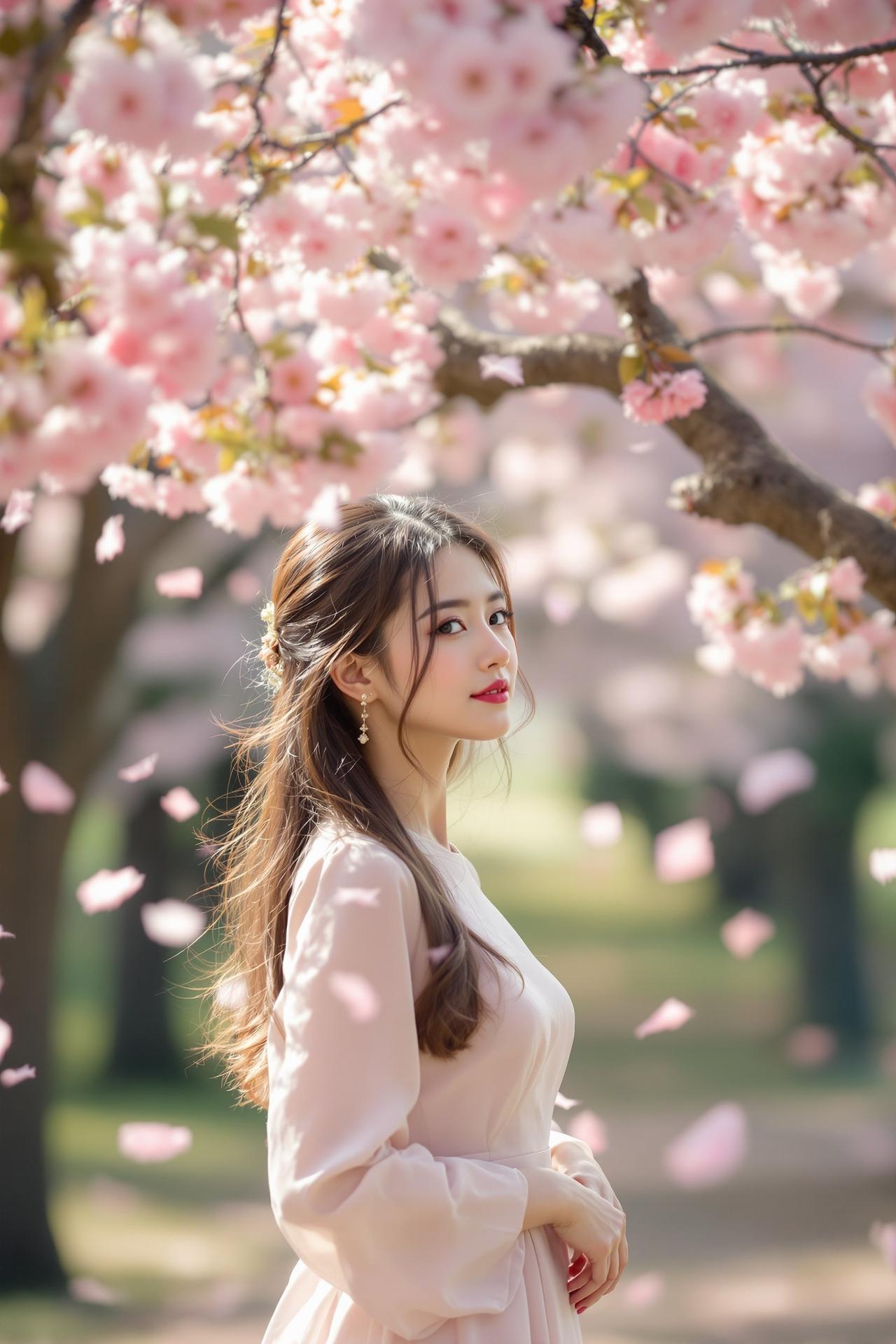 私拍网 - 樱花树下的人像 - 写真 - 唯美写真